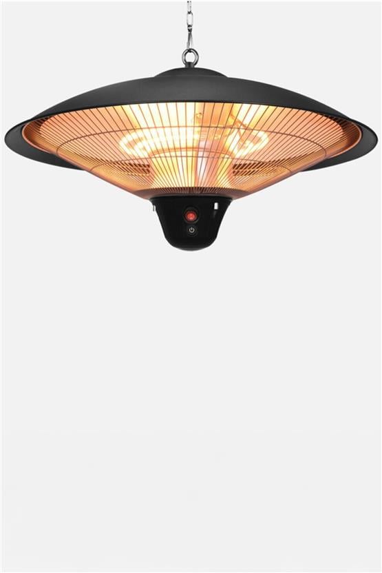 DLC Elektrikli Uzaktan Kumandalı Sarkıçlı Soba Trendyheat Sarkıt Isıtıcı Tepeden Isıtan Yanan Ufo Tarzı (THD001-B)