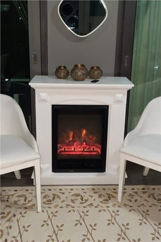 DLC GM2015S 1600 Watt Ses Efektli Bluetoothlu Dekoratif Elektrikli Şömine (GM2015DS)