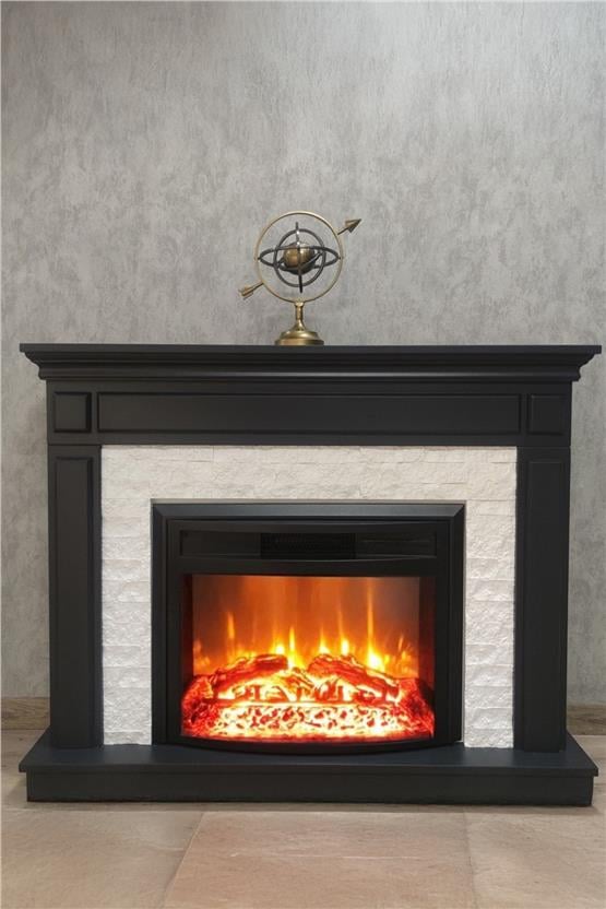 DLC Morella Antrasit Ses Efektli Bluetoothlu Şömine 1800W (DLC1115ANTS)