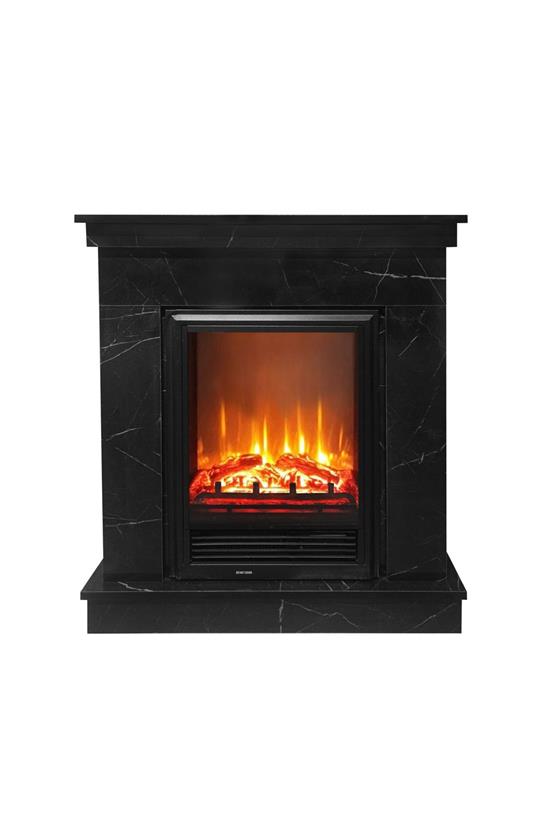 DLC Nero Small Siyah Mermer Desenli Şömine 2015 (DLC1169)