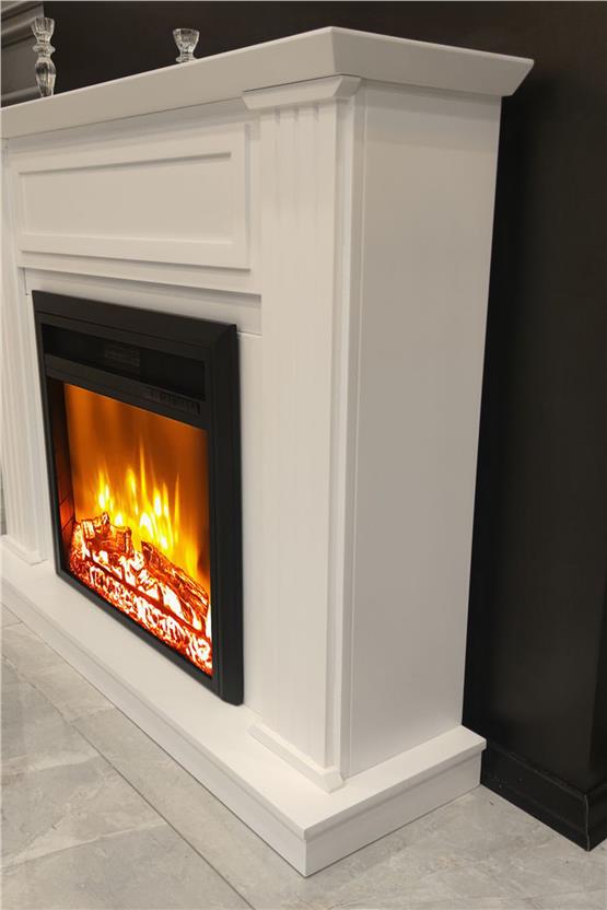 DLC Nordıca Beyaz 1800 Watt Elektrikli Şömine Ef23 (DLC0989)