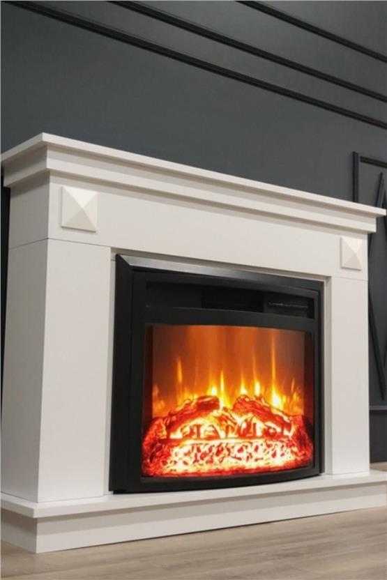 DLC Penıda Beyaz Elektrikli Şömine 1800W 2613l (DLC1163)