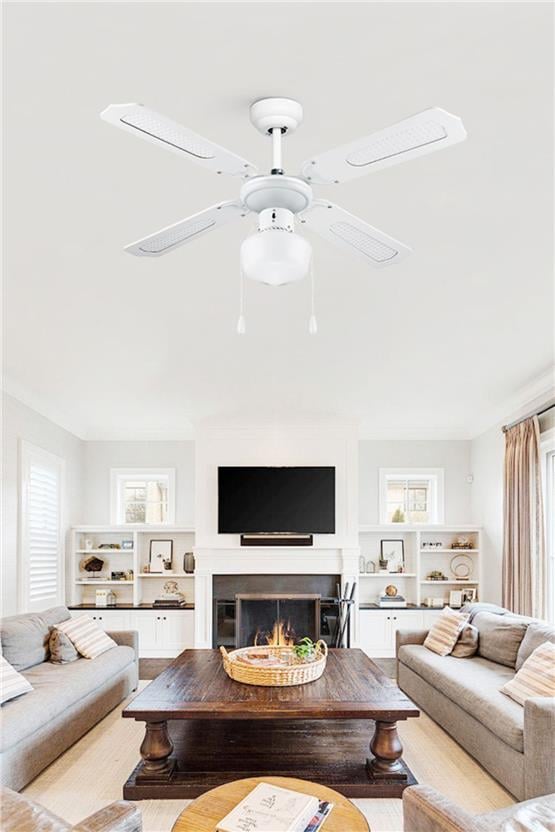 DLC Poyraz Tavan Vantilatörü Beyaz 107 Cm (DCF-W42001B)