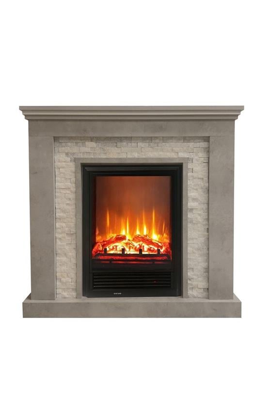 DLC Retro Taş Elektrikli Şömine GM2015 (DLC1218)