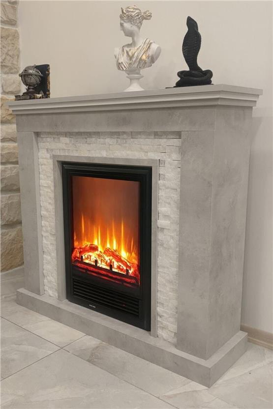 DLC Retro Taş Ses Efektli Bluetoothlu Şömine GM2015 (DLC1218S)