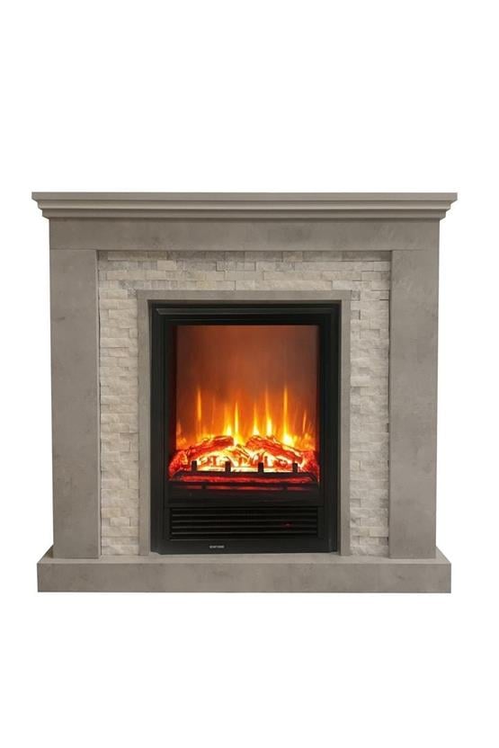 DLC Retro Taş Ses Efektli Bluetoothlu Şömine GM2015 (DLC1218S)