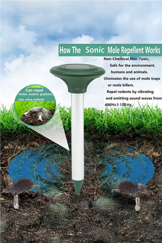 DLC Solar Köstebek Fare Yılan Kovar Motorlu (AGTZ-02)