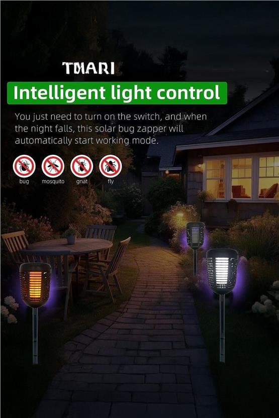 DLC Solar Led Alev Efektli Cızz Sinek Öldürme (AG034)