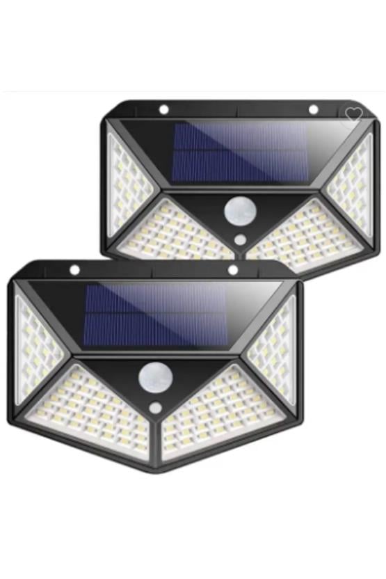 DLC Solar Panel Sensörlü 100 Led Duvar Apliği (OS070)