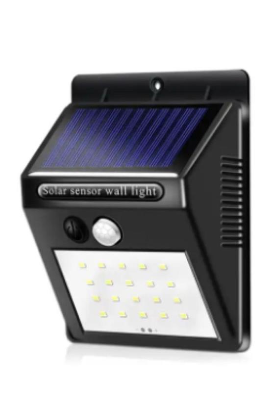 DLC Solar Panel Sensörlü 20 Led Duvar Apliği (OS022SMD1)