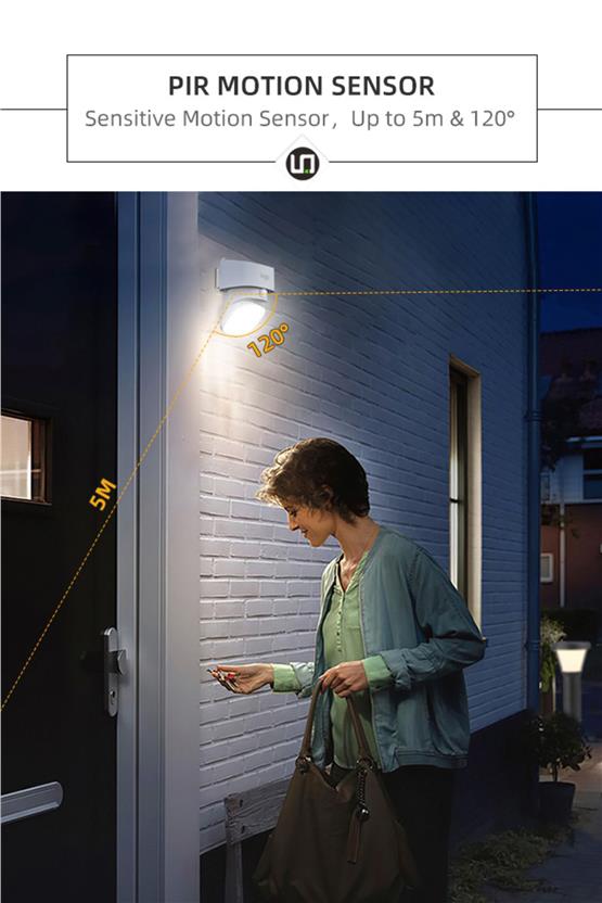 DLC Solar Sensörlü Led Aplik Beyaz 2000 Lümen (SWL-12)