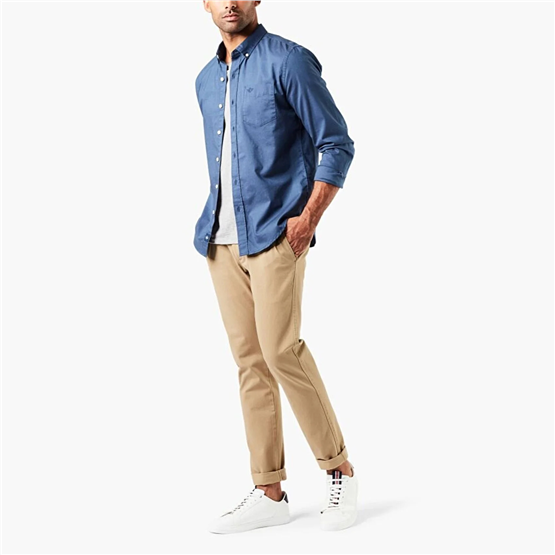 Dockers 7576300000 614 Beıge Erkek Smart 360 Flex Ultımate Skınny Fıt Chıno Pantolon