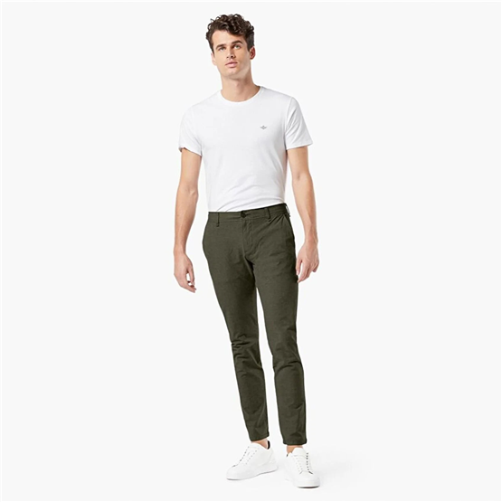 Dockers 7576300090 300 Green Erkek Smart 360 Flex Ultımate Skınny Fıt Chıno Pantolon