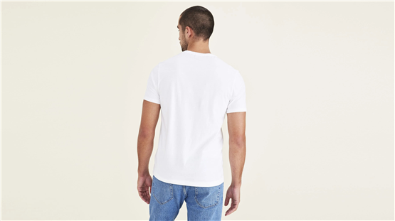 Dockers A110301670 614 Beıge Erkek Grafık Logo Slım T-Shırt