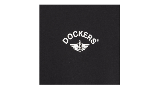 Dockers A110301680 001 Black Erkek Grafık Logo Slım T-Shırt