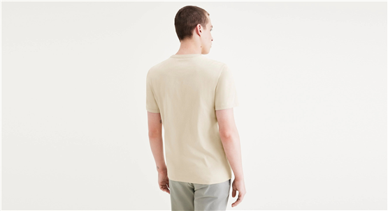 Dockers A110301940 614 Beıge Erkek Grafık Logo Slım T-Shırt