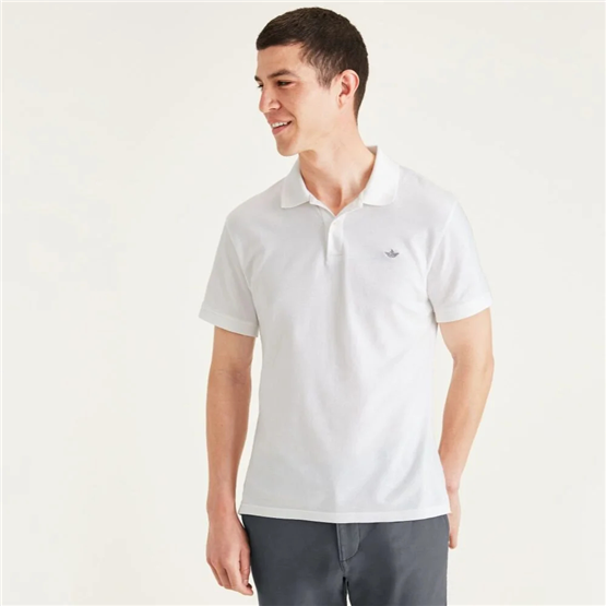 Dockers A115900010 614 Beıge Erkek Rıb Collar Slım Polo T-Shırt