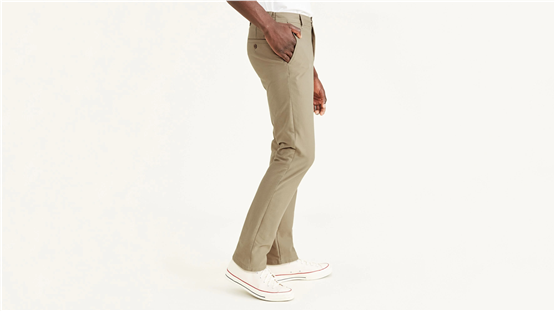Dockers A141900000 614 Beıge Erkek Smart 360 Comfort Knıt Slım Fıt Chıno Pantolon