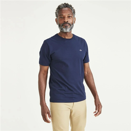 Dockers A314300030 400 Blue Erkek Bısıklet Yaka Slım T-Shırt