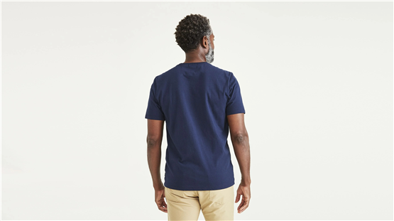 Dockers A314300030 400 Blue Erkek Bısıklet Yaka Slım T-Shırt