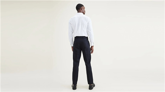 Dockers A520900010 001 Black Erkek Sıgnature Staın Defender Creased Slım Fıt Pantolon