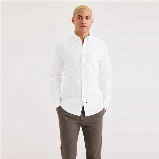 Dockers A881600000 614 Beıge Erkek Oxford Slım Fıt Gomlek