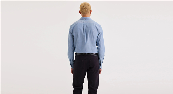 Dockers A881600010 400 Blue Erkek Oxford Slım Fıt Gomlek