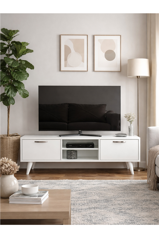 Dorpek Dale Tv Sehpası Beyaz