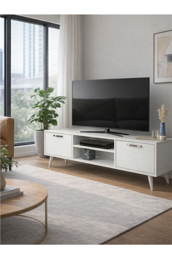 Dorpek Dale Tv Sehpası Beyaz