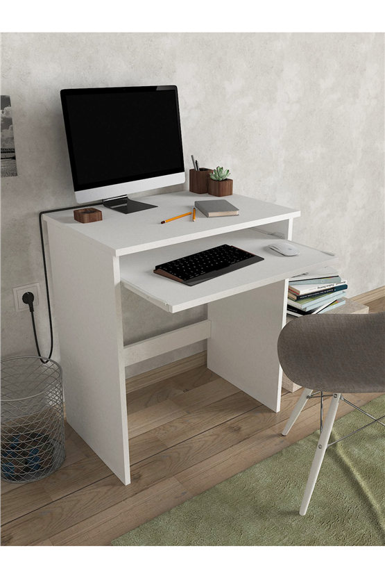 Dorpek Gilda Bilgisayar Pc Çalışma Laptop Masası Beyaz