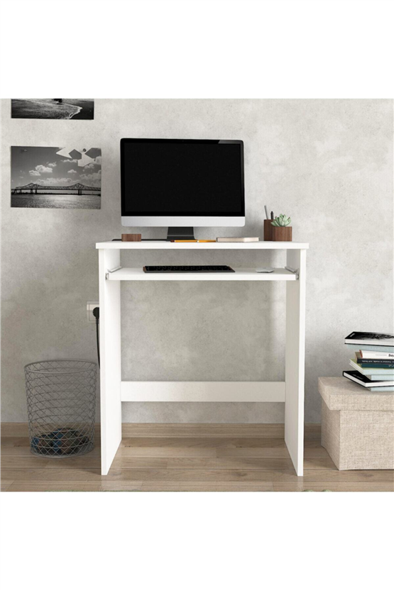 Dorpek Gilda Bilgisayar Pc Çalışma Laptop Masası Beyaz