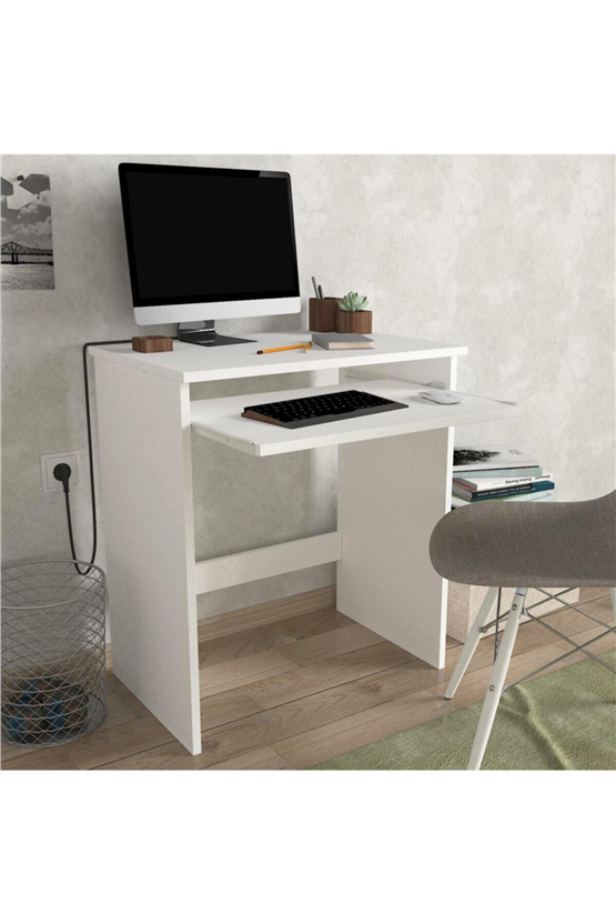Dorpek Gilda Bilgisayar Pc Çalışma Laptop Masası Beyaz