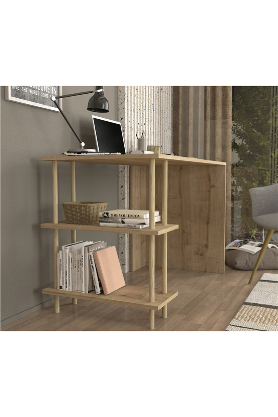Dorpek Tamira Çalışma Masası Safir – 120 cm, Modern İskandinav Tasarım, Ev & Ofis İçin Şık Çalışma Ünitesi
