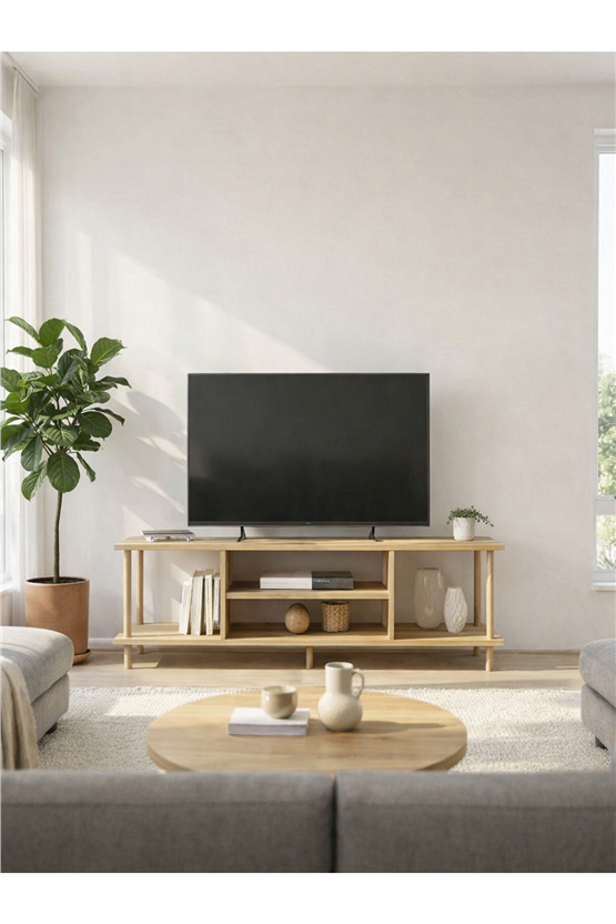 Dorpek Tamira TV Sehpası Safir – Kolay Kurulum, Modern Tasarım, Dayanıklı TV Ünitesi