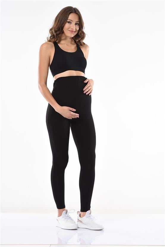 Dynamic 1157 Siyah Double Face Hamıle Tayt