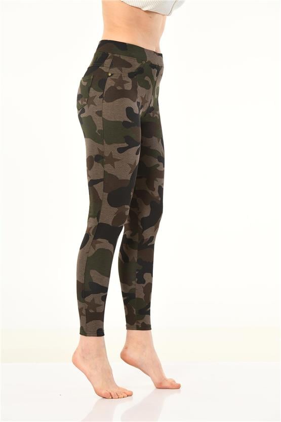 Dynamic 182 Baskılı Kamuflaj Desen Pantolon Tayt