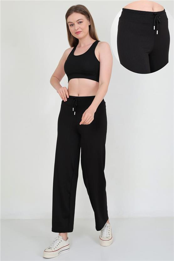 Dynamıc Y24 164 Sıyah  Genıs Fıtıllı Genıs Paca Tayt