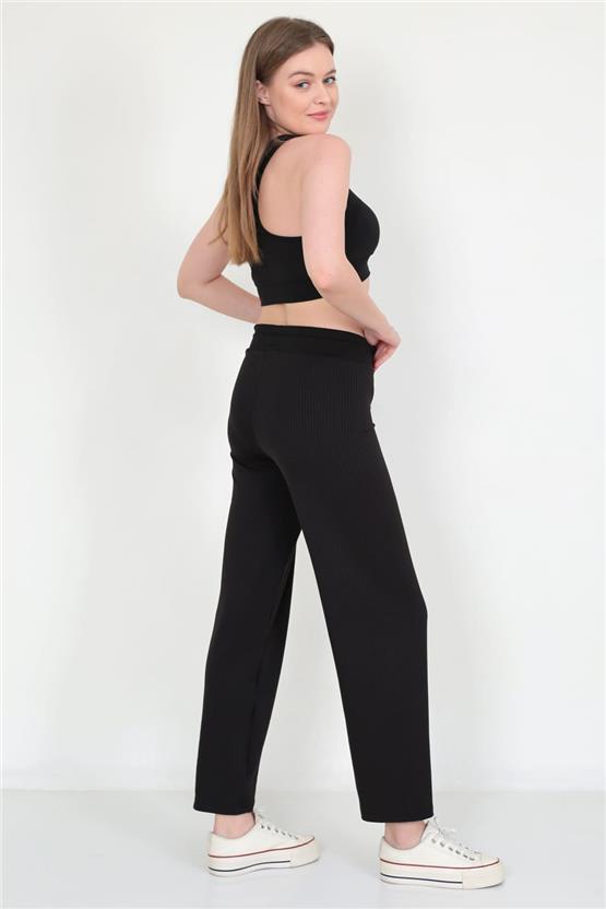 Dynamıc Y24 164 Sıyah  Genıs Fıtıllı Genıs Paca Tayt