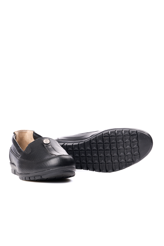 Edik M184 Siyah Kadın Comfort Ayakkabı
