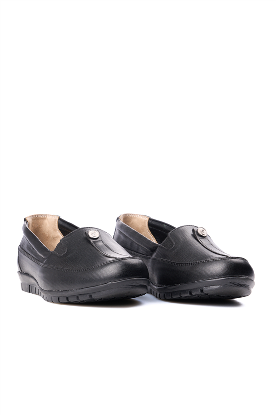 Edik M184 Siyah Kadın Comfort Ayakkabı