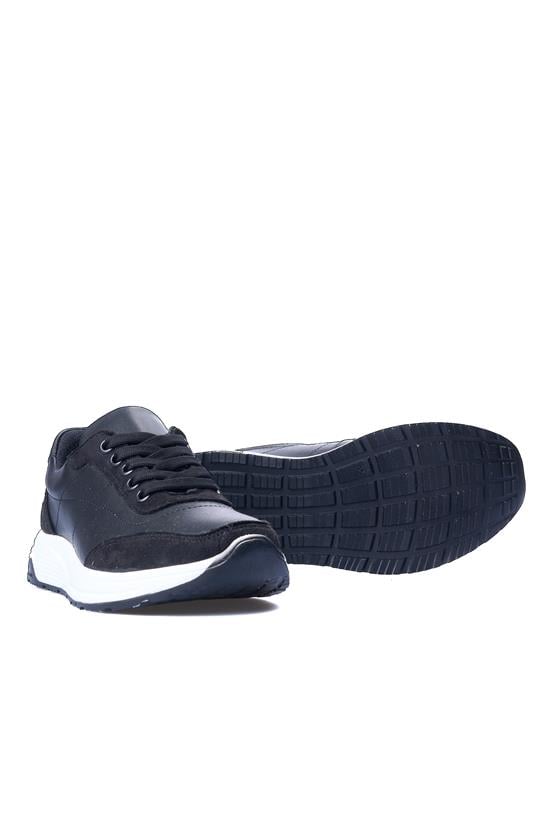 Elmisa 021 Siyah Beyaz Kadın Casual Ayakkabı