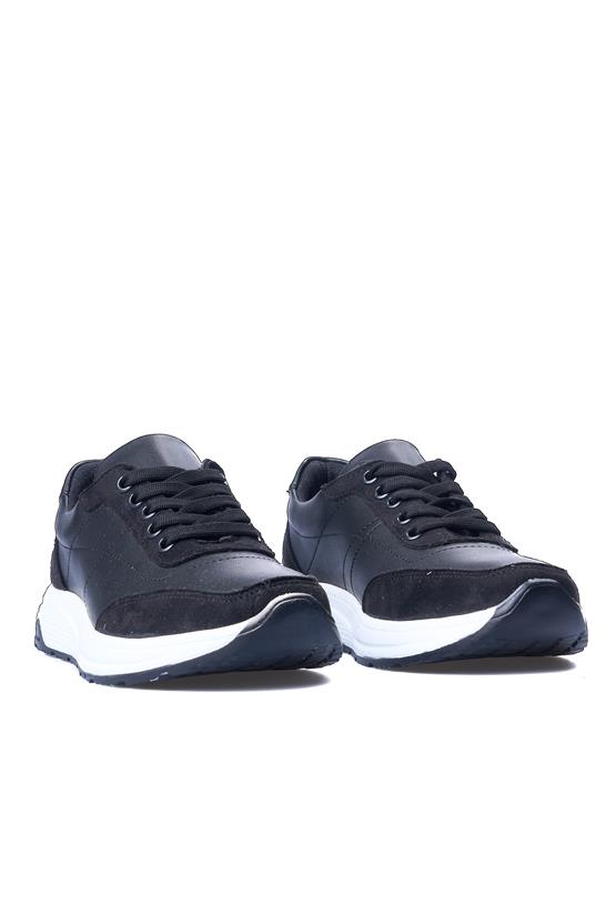 Elmisa 021 Siyah Beyaz Kadın Casual Ayakkabı