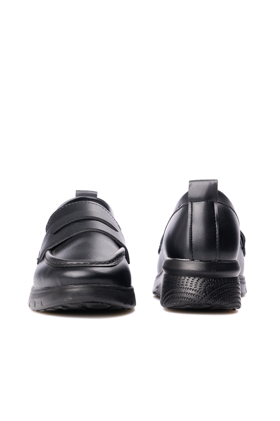 Elmisa 058 Siyah Kadın Loafer Ayakkabı