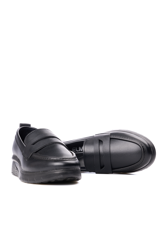 Elmisa 058 Siyah Kadın Loafer Ayakkabı