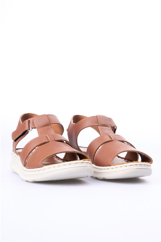 Elmisa 500 Kahve Kadın Sandalet