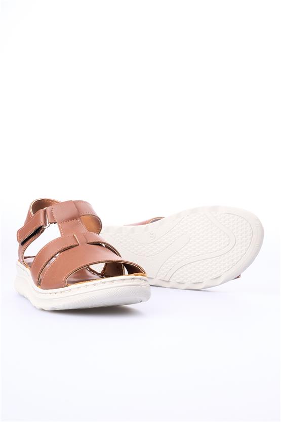 Elmisa 500 Kahve Kadın Sandalet