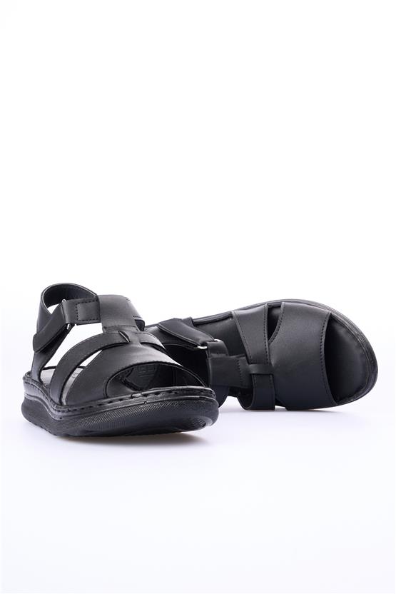 Elmisa 500 Siyah Kadın Sandalet