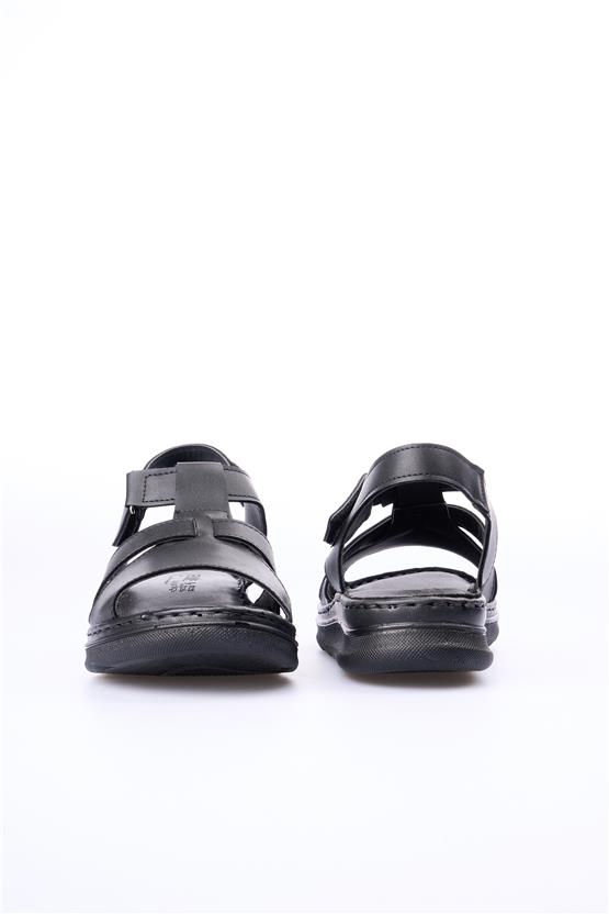 Elmisa 500 Siyah Kadın Sandalet