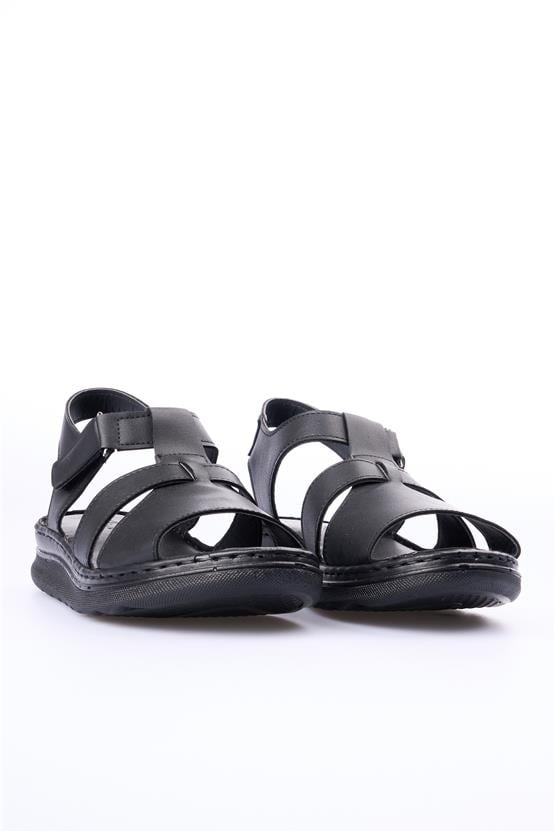 Elmisa 500 Siyah Kadın Sandalet