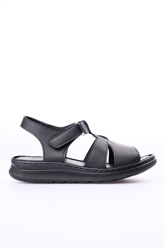 Elmisa 500 Siyah Kadın Sandalet